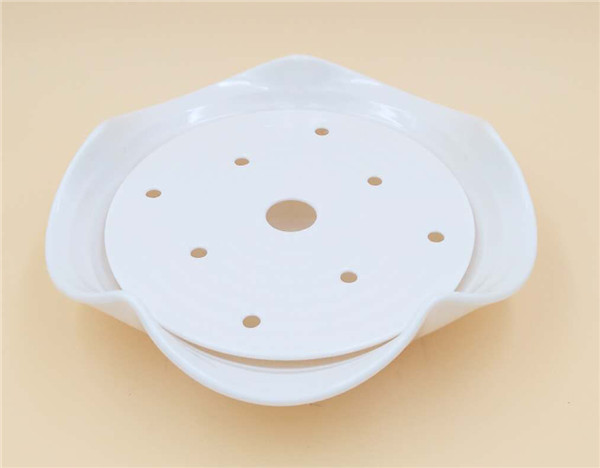 玉瓷系列 花邊圓深盤