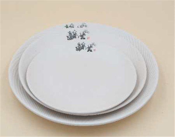 竹纖維系列  條紋圓盤